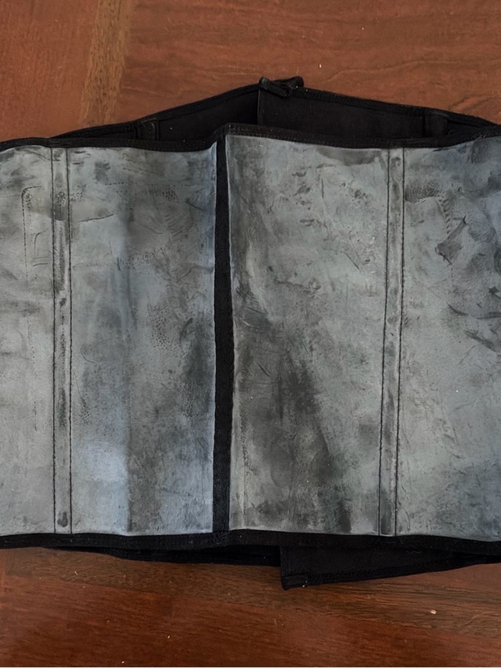 Audax Waist Trainer Corset in Light Gray and Black - Picture 4 of 4